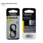 Karabinek stalowy S-Biner #2 SlideLock - czarny Nite Ize
